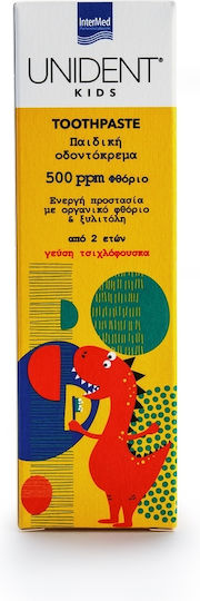 InterMed Unident Baby Toothpaste for 2+ Years with Bubblegum Flavor 50ml