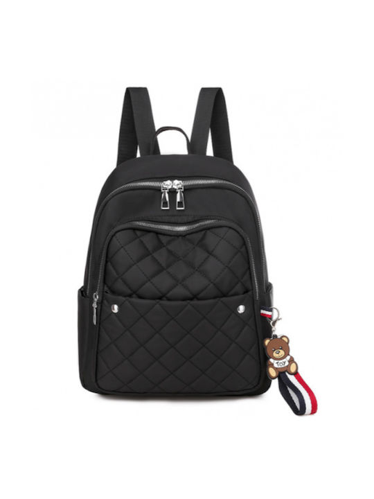 Yookie Damen Tasche Rucksack Schwarz