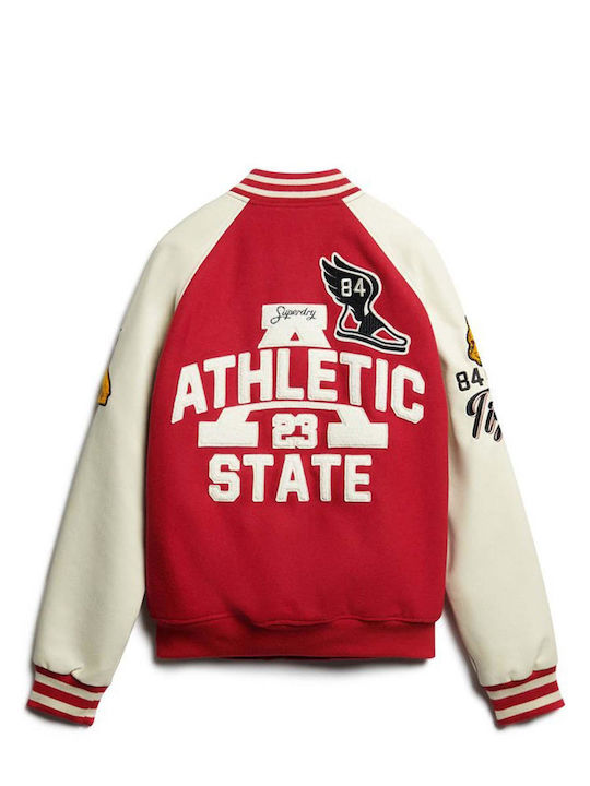 M D2 College Winter Jacket Red