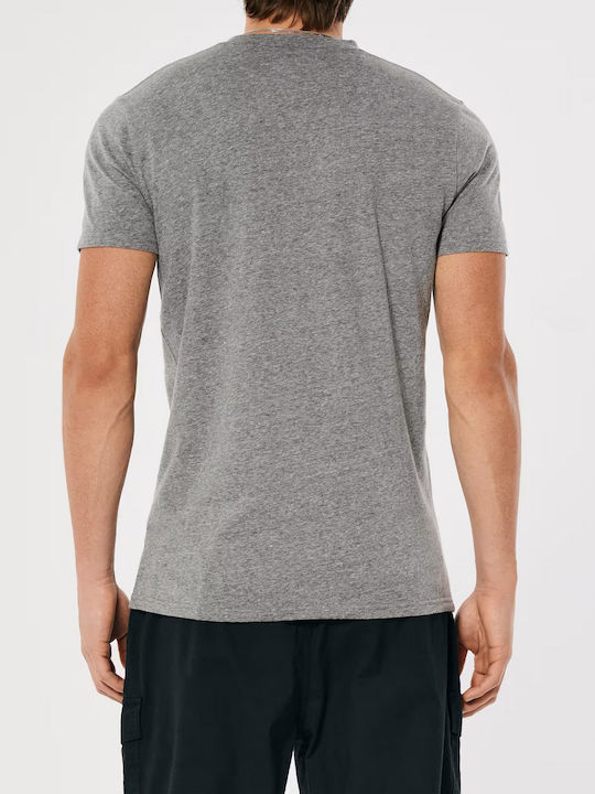 Hollister Herren T-Shirt Kurzarm Gray