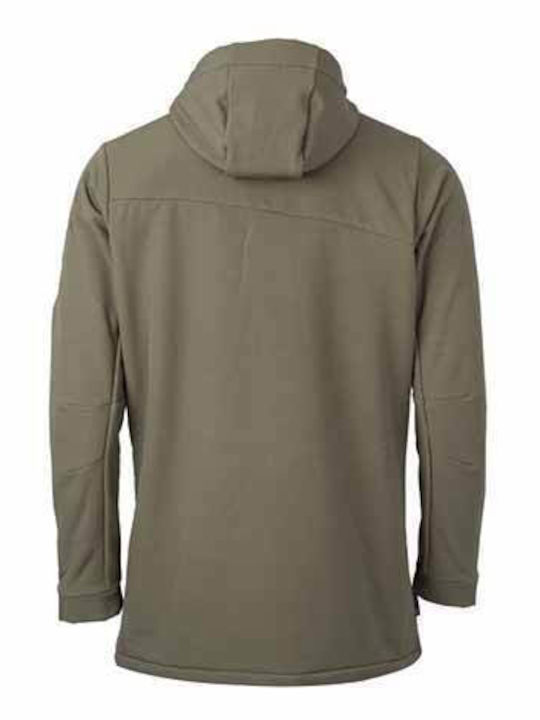 Ternua Herren Winter Jacke Lässig Khaki