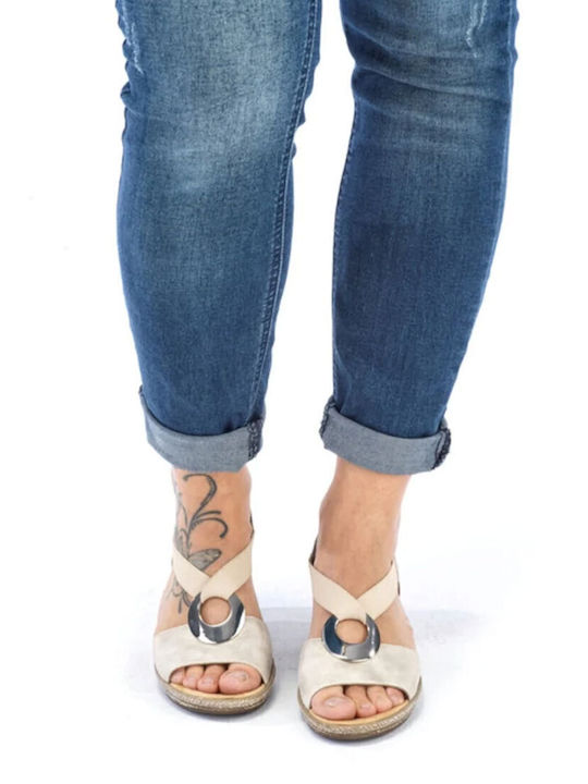 Platforme dama Anatomici Culoare Bej