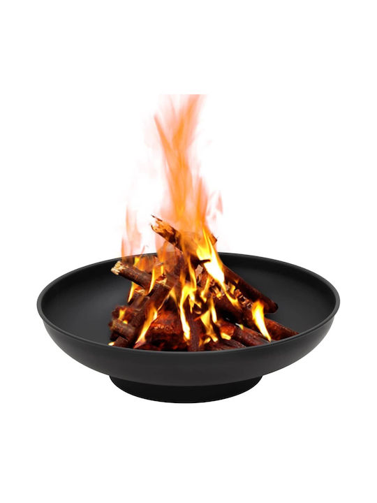 vidaXL Firepit Black 59x59x16cm