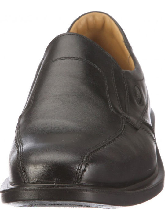 Leder Herren Freizeitschuhe Anatomisch Schwarz