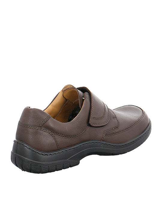 Leder Herren Freizeitschuhe Anatomisch Braun