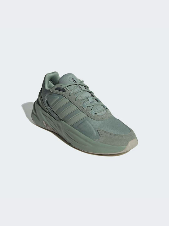 Adidas Ozelle Ανδρικά Chunky Sneakers Silver Green / Carbon IE9569 ...