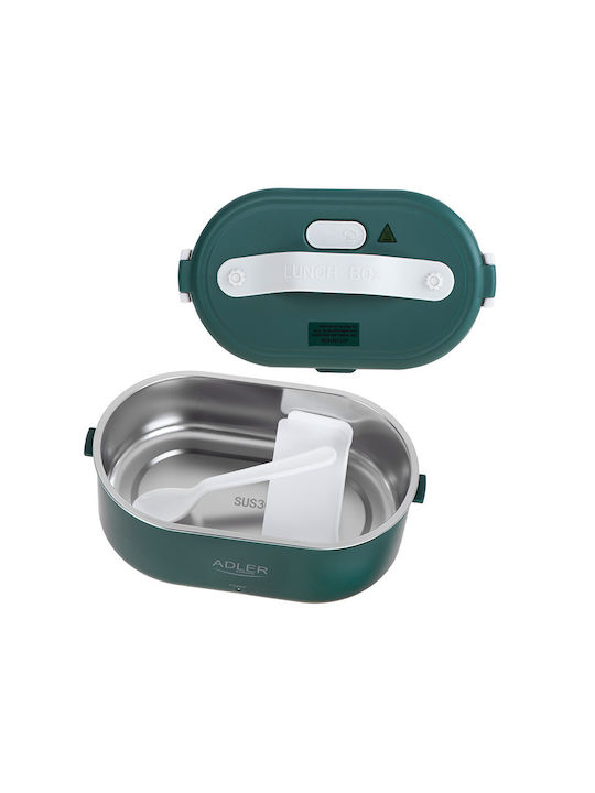 Adler Inox Electric Lunch Box Green 800ml