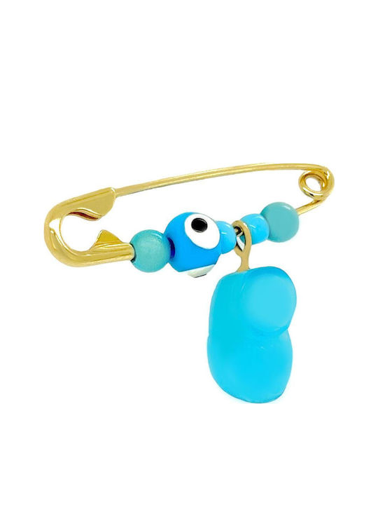 Xryseio Kinder Sicherheitsnadel aus Gold 14K Xryseio Kinder Sicherheitsnadel aus Gold 14K