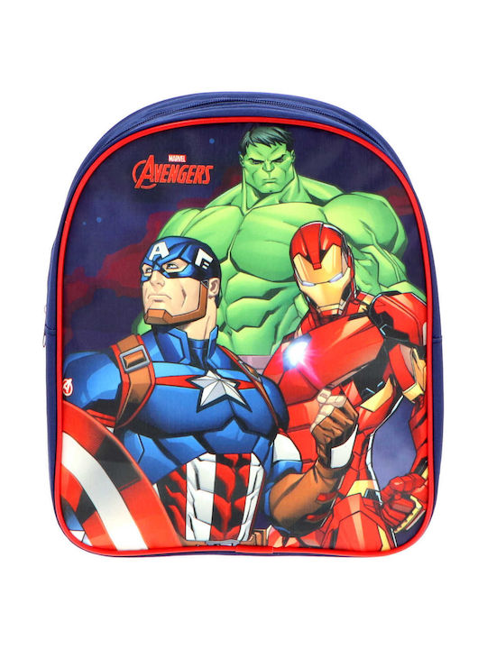 Difuzed Avengers School Bag Shoulder Kindergarten in Blue color