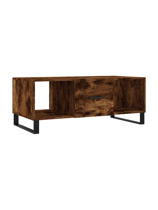 Rectangular Wooden Coffee Table Oak L102xW50xH40cm