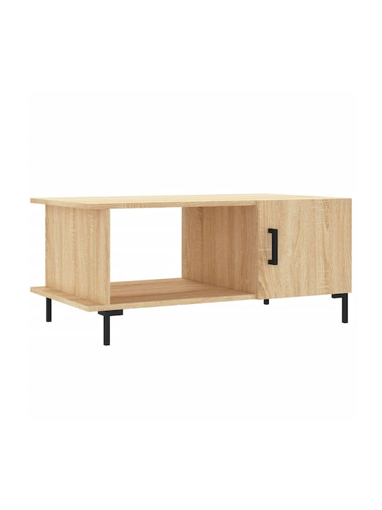 Rectangular Wooden Coffee Table Sonoma L90xW50xH40cm