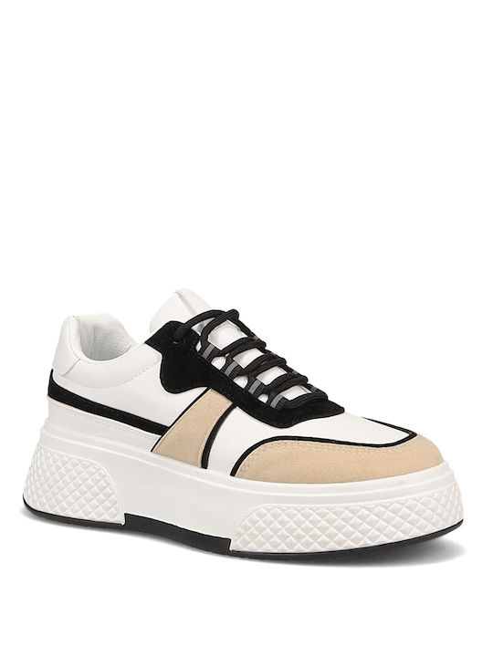 Migato Γυναικεία Sneakers Λευκά