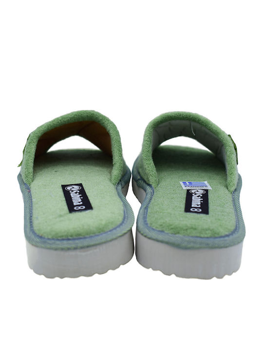 Terry Winter Women's Slippers Green