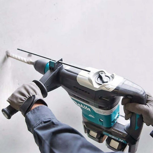 Makita Percuție Ciocan rotopercutor Baterie 18V Solo cu Suport SDS Max DHR400ZKUN