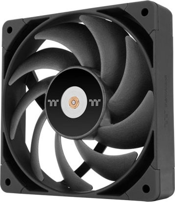 Thermaltake TOUGHFAN 12 Pro High Static Pressure Gehäuselüfter 120mm mit Verbindung 4-Pin PWM 2Stück Schwarz