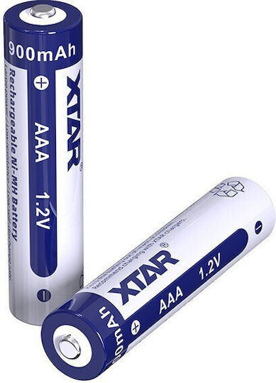 XTAR Επαναφορτιζόμενες Μπαταρίες AAA Ni-MH 900mAh 1.2V 4τμχ