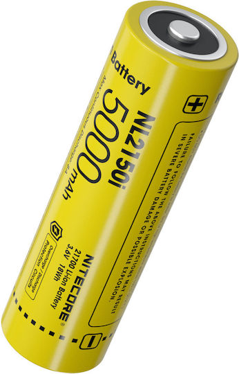 NiteCore NL2150i Baterie Reîncărcabilă 21700 Li-ion 5000mAh 3.6V 1buc
