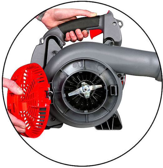 Efco SA 2500 Suflantă / Aspirator de Mână Pe benzină 25.4cc cu Viteză Maximă a Aerului 252km/h