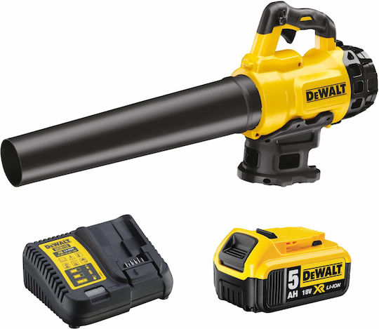 Dewalt Blower Handheld 18V with 1 Battery 5Ah & Volume Adjustment with Maximum Air Speed 200km/h