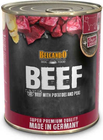 Belcando Wet Food Dogs in Cans with Beef and Potatoes Grain-Free 800gr