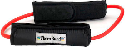 Thera-Band Mini Resistance Tubing Loop Band Moderate with Handles Red