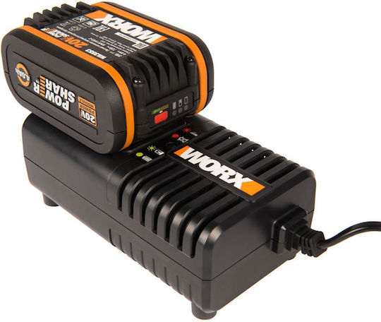 Worx Σετ Μπαταρίας Λιθίου Χωρητικότητας 4Ah 20V με Φορτιστή