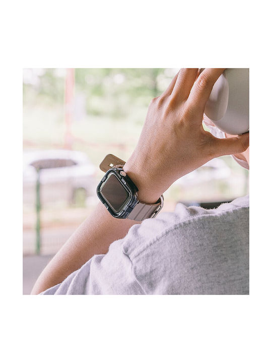 Ringke Fusion Bumper σε Μαύρο χρώμα για το Apple Watch 45mm