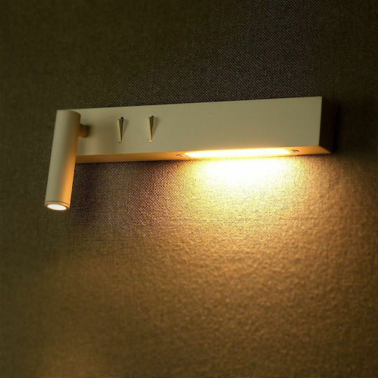 V-TAC Φωτιστικό Τοίχου LED Λευκό 30x5x3.5εκ. V-TAC Φωτιστικό Τοίχου LED Λευκό 30x5x3.5εκ.
