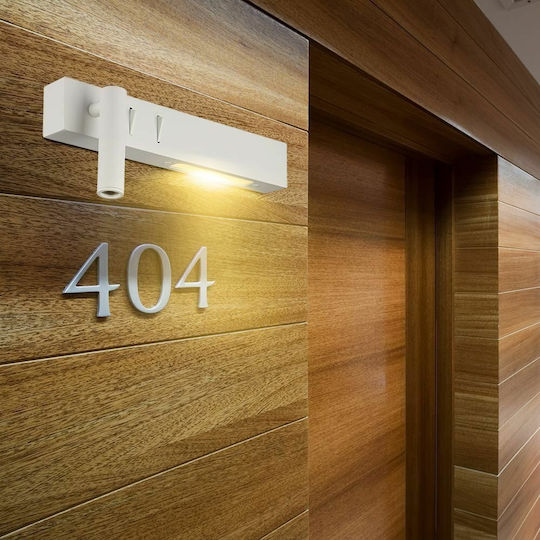 V-TAC Leuchte Wand mit Integrierter LED und Warmweißes Licht 30x5x3.5cm