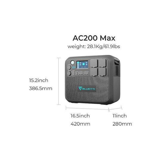 Bluetti AC200MAX Power Station 2048Wh