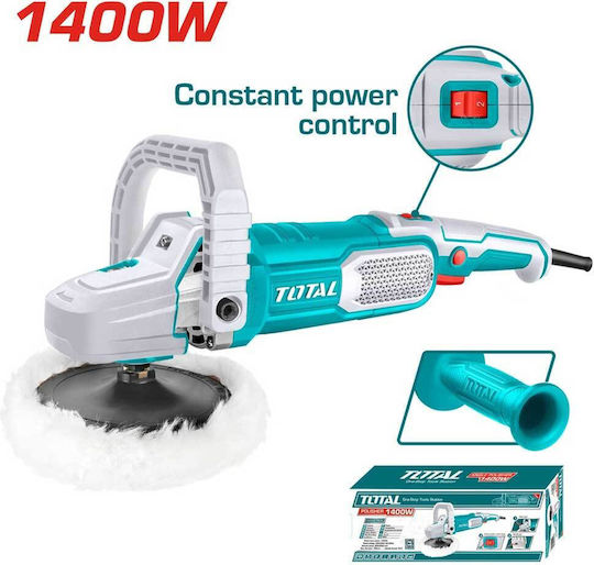 Total TP11418026 Rotary Polisher 1400W with Speed Control