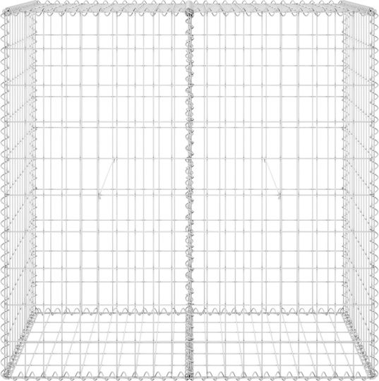 vidaXL Wall Garden Fencing Material with Covers 1pcs Silver