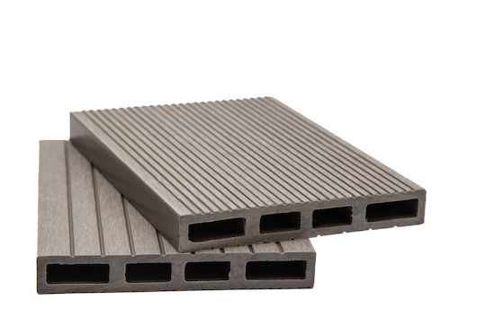 Newplan Deck Περίφραξης Κήπου Γκρι Ανοιχτό από WPC 360x14x2εκ. Γκρι