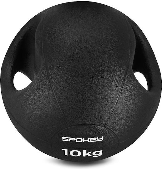 Spokey Gripi Weight Ball Filled Sand Kettlebell aus PVC 10kg Schwarz
