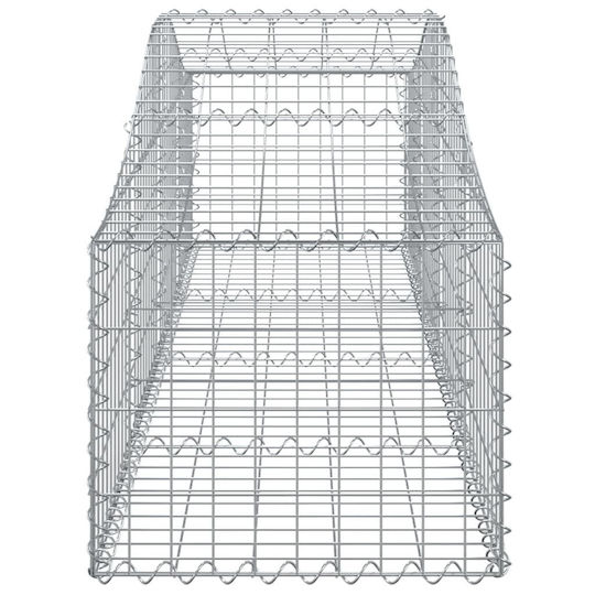 vidaXL Кутия Gabin за Ограда на Градина от Стомана 50x50x60бр 200бр Сребрист
