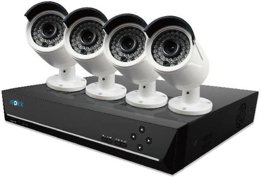 Reolink Înregistrare video NVR 16 canale cu rezoluție 4K POE 4TB - POE 4TB RLN16-410-4T