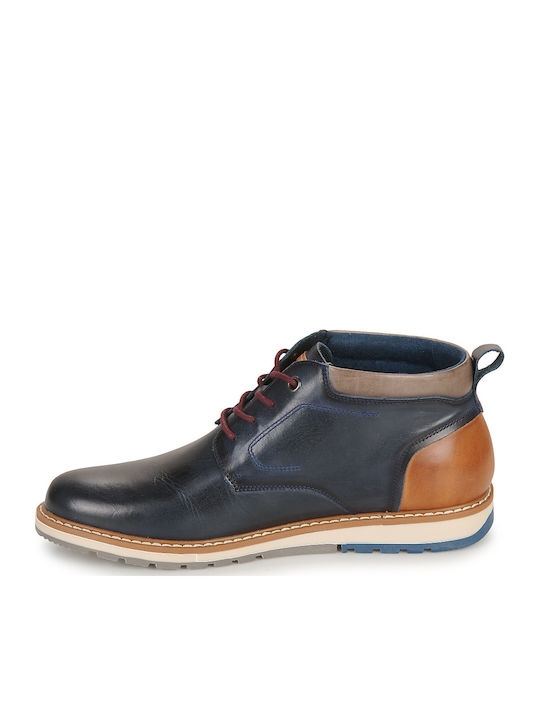 Navy Blue Men's Boots