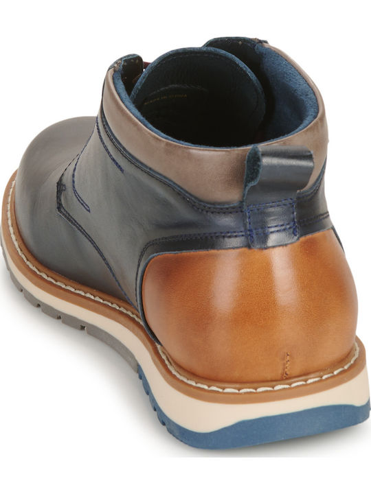 Navy Blue Men's Boots