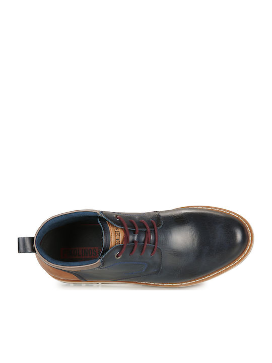 Navy Blue Men's Boots