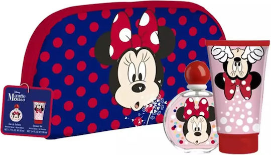 Air-Val International Παιδικό Σετ Eau de Toilette Minnie Mouse 50ml με Shower Gel 100ml & Νεσεσέρ