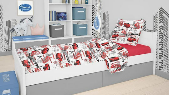 Dimcol Speed Racer Față de pernă pentru copii 50x70buc 290 Red 1925883125029098