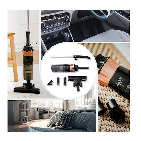 Adler AD-7049 Ηλεκτρική Σκούπα 2 σε 1 Stick & Χειρός 800W Μαύρη
