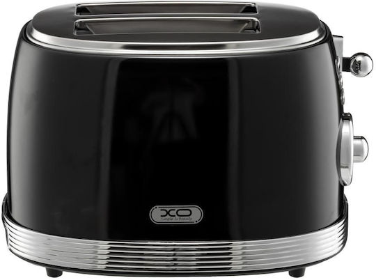 XO Toaster 2 Slots 850W Black