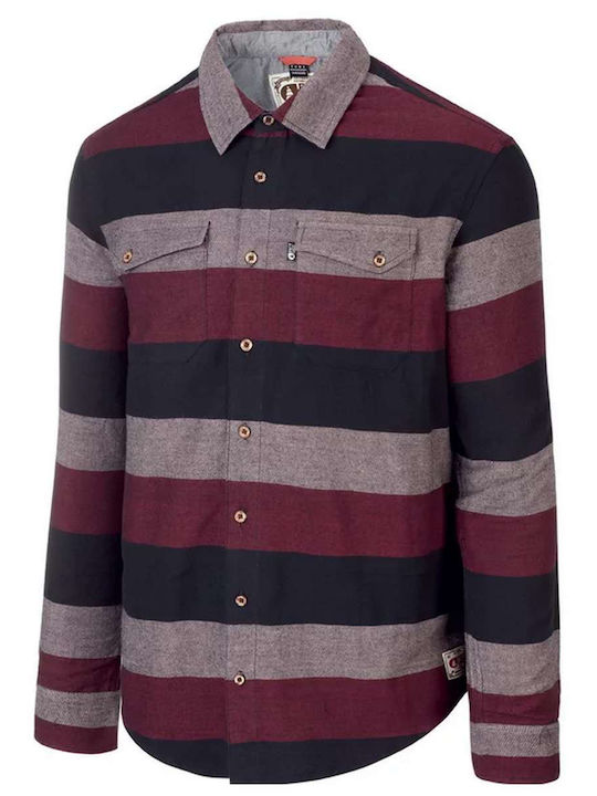 Picture Organic Clothing Men's Shirt Long Sleeve Red