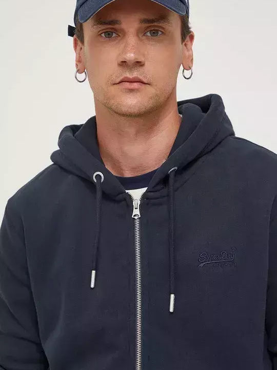 Sweatshirt with Hood Blue