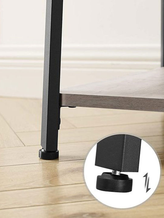 Vasagle Floor Garment Rack made of Metal Gray 43x43x180cm