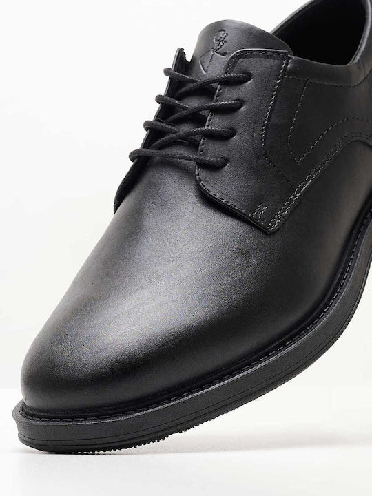Leder Herren Freizeitschuhe Schwarz