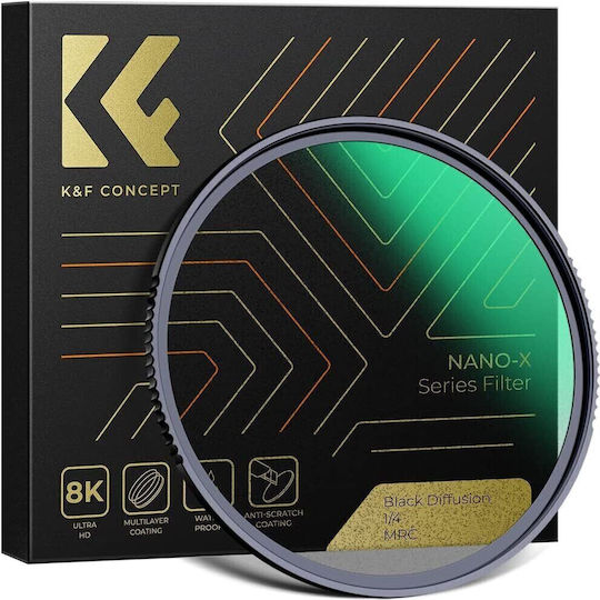 K&F Concept Nano-X 1/4 Special Effects Lens Filter Diffusion HD Diameter 77mm with MRC Coating Scratch Resistant for Camera Lenses