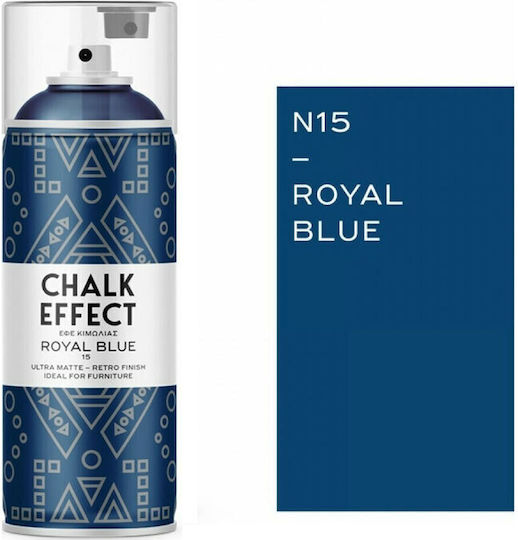 Cosmos Lac Chalk Effect Spray Of Chalk N15 Royal Blue 400ml N15