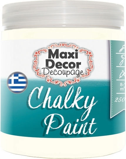 Maxi Decor Chalky Paint Patina for Chalk Paint 508 Yellow Pastel 100ml 253772